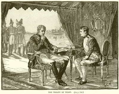 Le traité de Tilsit - English School