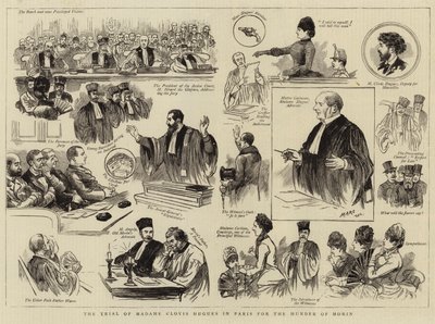 Le procès de Madame Clovis Hugues à Paris pour le meurtre de Morin - English School