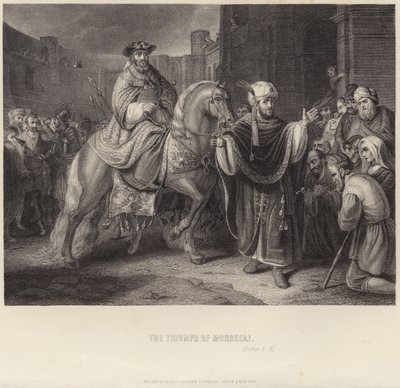Le triomphe de Mardochée - English School