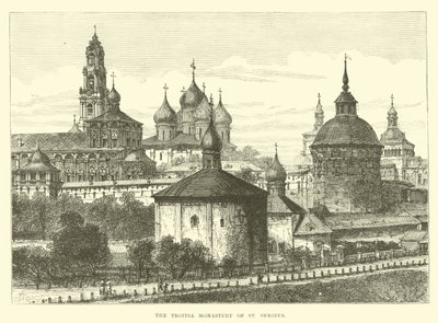 Le monastère Troitsa de Saint Serge - English School