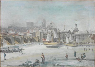 Le pont de Tyne - La grande gelée - English School