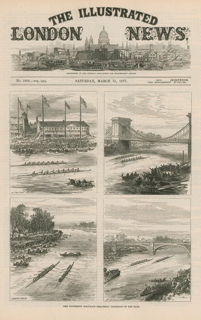 Course de bateaux des universités ex æquo - English School