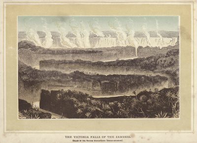 Les Chutes Victoria du Zambèze, appelées par les indigènes Mosyoatunya, Fumée-tonnante - English School