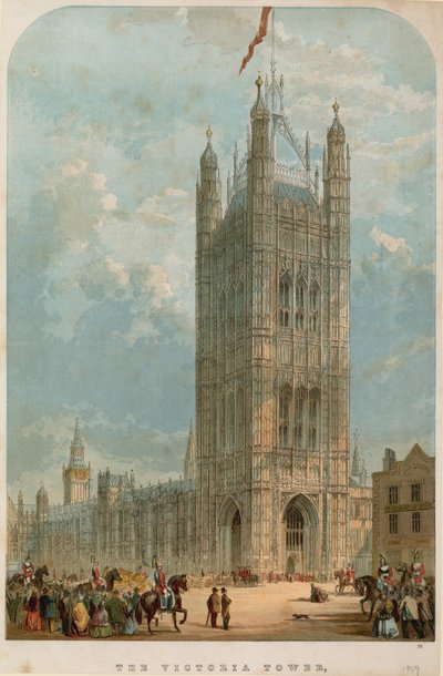La tour Victoria, Westminster, Londres - English School