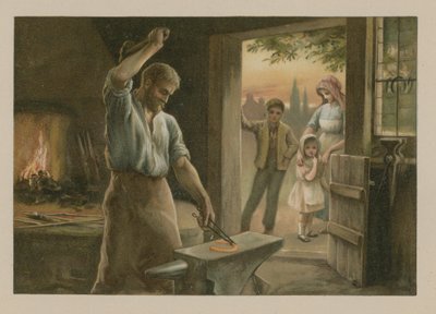 Le Forgeron du village - English School