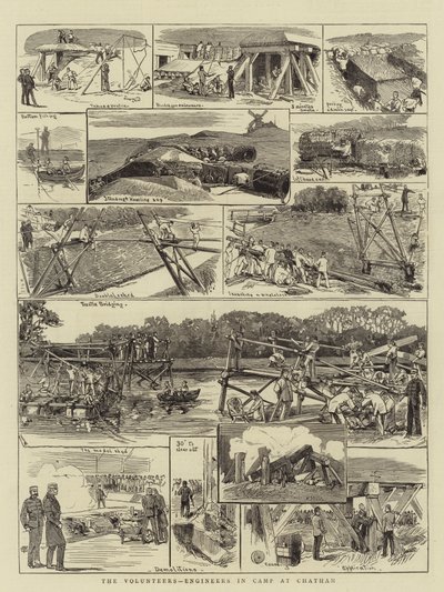 Les Volontaires, Ingénieurs en Camp à Chatham - English School