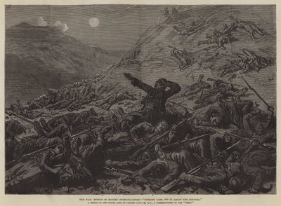 La guerre, effet des fusils modernes, "perte turque, 800 en environ dix minutes" - English School