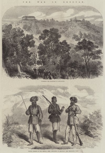 La guerre au Bhoutan - English School