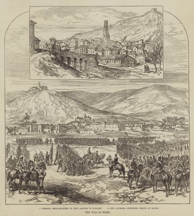 La guerre en Espagne (gravure) - English School