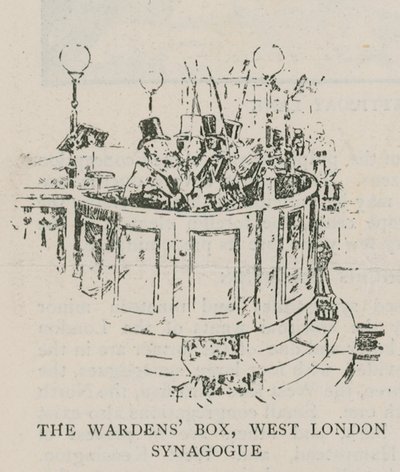 La boîte des gardiens, synagogue de West London - English School