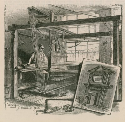 Les tisserands de Spitalfields - English School