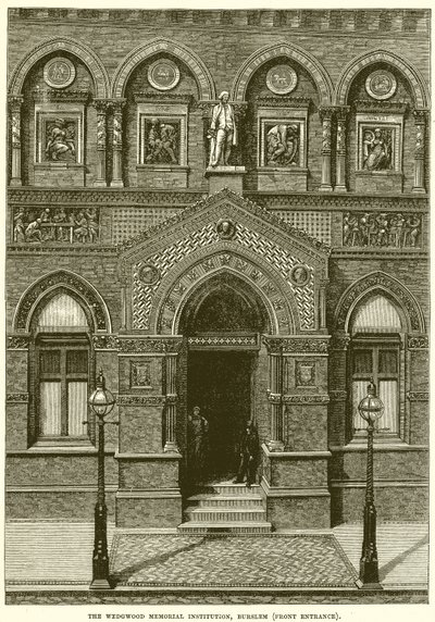 Institution commémorative Wedgwood, Burslem (entrée principale) - English School