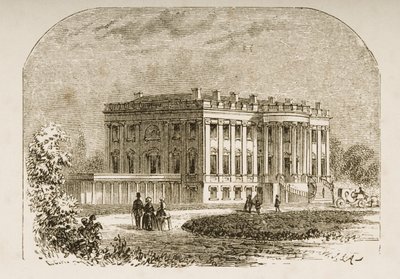 La Maison Blanche, vers 1870, de 