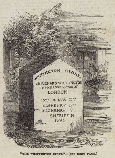 La pierre de Whityngton - English School