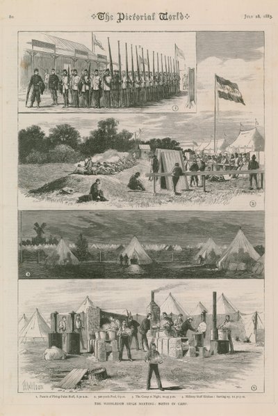 La réunion de tir de Wimbledon - English School