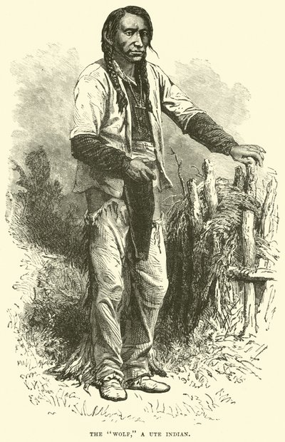 Le Loup, un Indien Ute - English School
