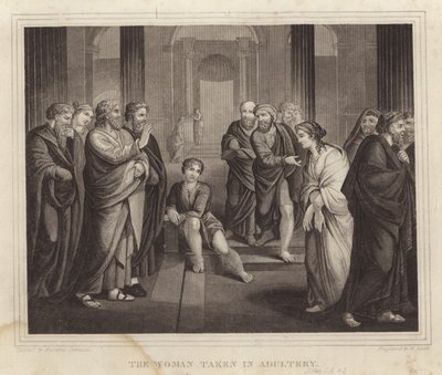 La femme prise en flagrant délit d