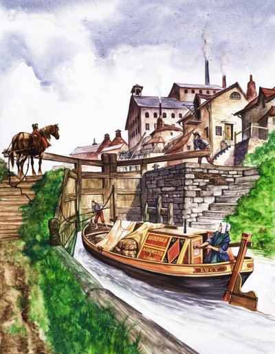 La merveilleuse histoire de la Grande-Bretagne : Pourquoi les canaux sont faits - English School