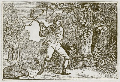 Le bois et le clown (gravure) - English School