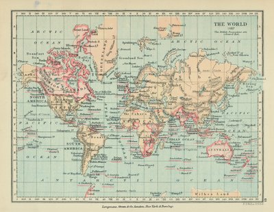 Le monde (lithographie couleur) - English School