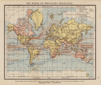 Le monde selon la projection de Mercator - English School