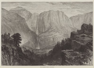 La vallée de Yosemite, Californie (gravure) - English School