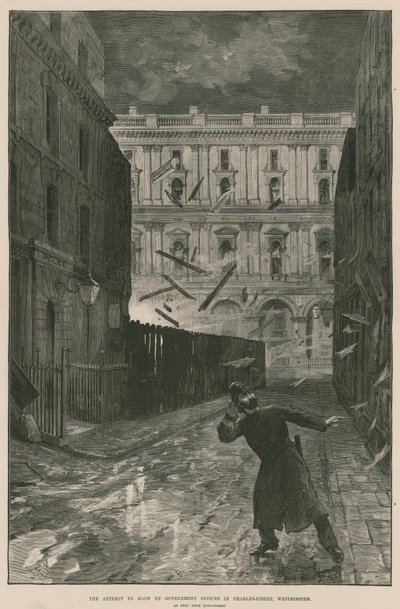 La tentative de faire exploser les bureaux du gouvernement à Charles Street, Westminster - English School