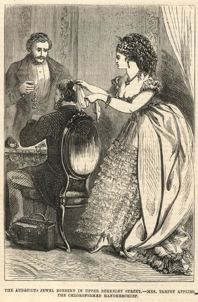 Le vol audacieux de bijoux dans Upper Berkeley Street - English School