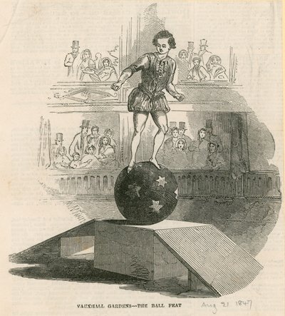 Le tour de balle, jardins de Vauxhall, Londres - English School