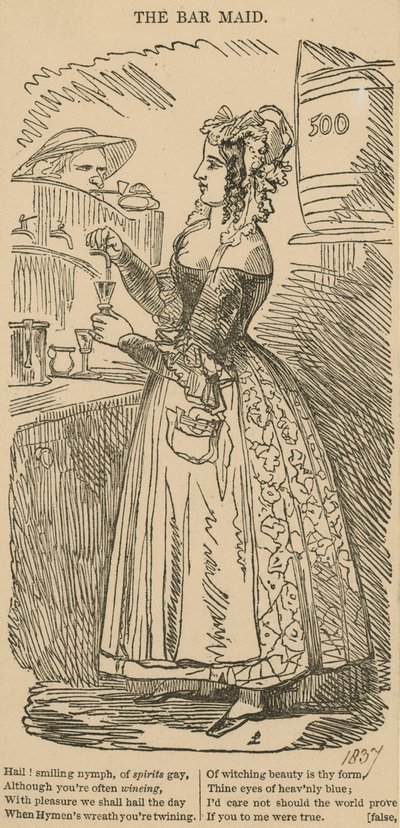 La barmaid - English School