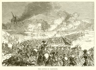 La bataille de Blenheim - English School