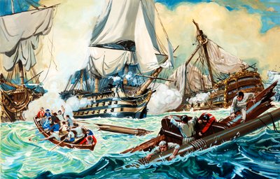 La bataille de Trafalgar - English School