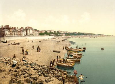 La plage, Exmouth - English School