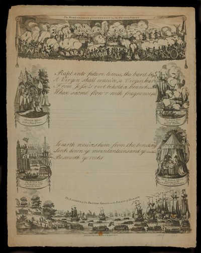 Le bombardement de Copenhague par les forces britanniques et le débarquement des forces britanniques sur l