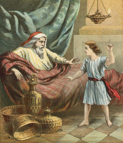 Le garçon Samuel avec Éli - English School
