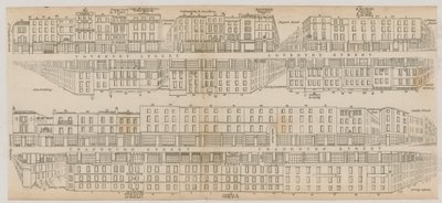 Les bâtiments de Leicester Square, Londres, le long de Coventry Street et Cranbourne Street - English School