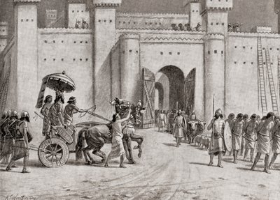 La prise de Damas en 732 avant J.-C. par Tiglath-Piléser III, d