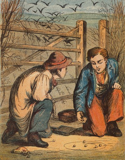 Le gardien de corbeaux négligent - English School