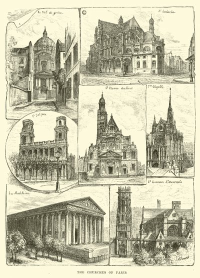 Les églises de Paris - English School