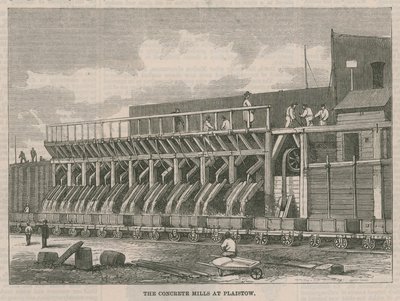 Les moulins à béton à Plaistow - English School
