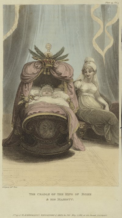 Le berceau du roi de Rome et Sa Majesté - English School