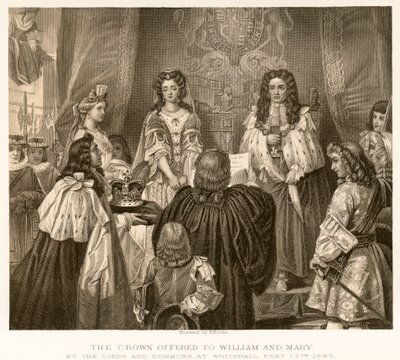 La couronne offerte à Guillaume et Marie - English School