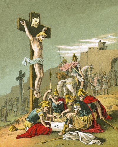 La crucifixion - English School