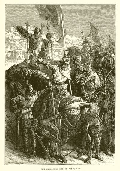 Les croisés devant Jérusalem - English School