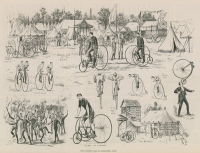 Le camp des cyclistes à Alexandra Park - English School