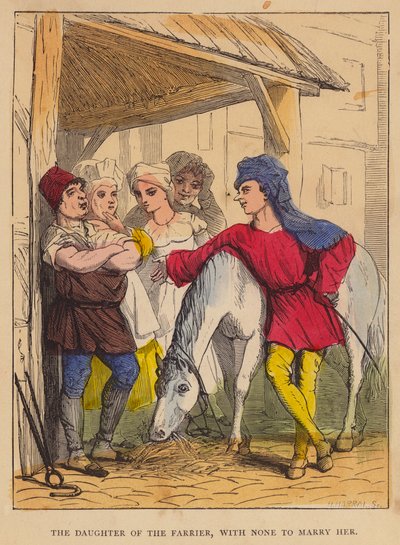 La fille du maréchal-ferrant, sans personne pour l