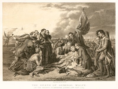 La mort du général Wolfe - English School