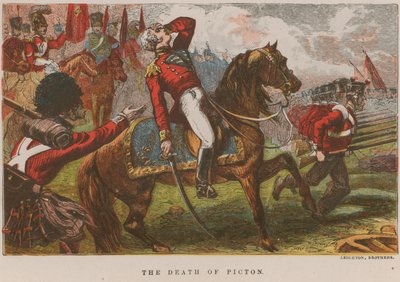 La mort de Picton - English School