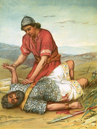 La mort de Saül - English School