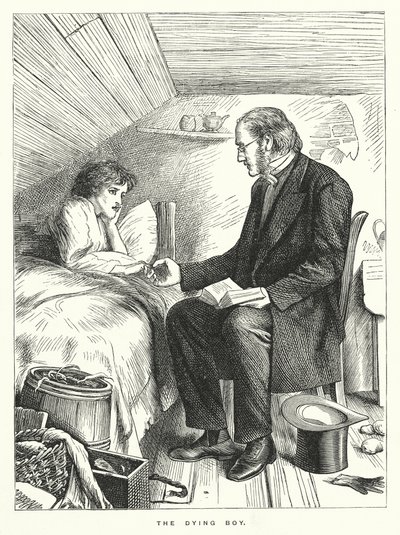 Le garçon mourant (gravure) - English School